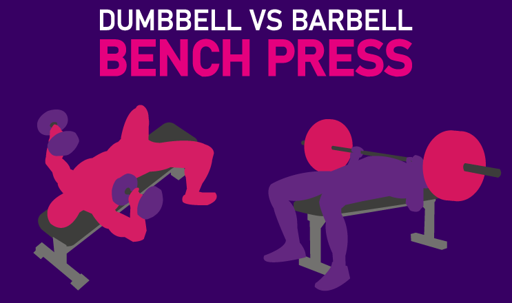 Dumbbell bench 2024 to barbell